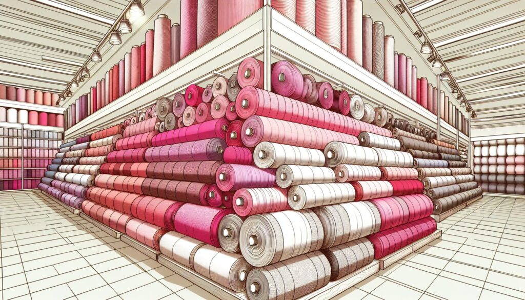 Buy Cotton Knit Fabric in Pink and Red Wholesale for Your Fashion Needs